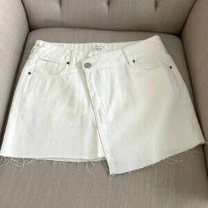 PACSUN mini white jean skirt 27